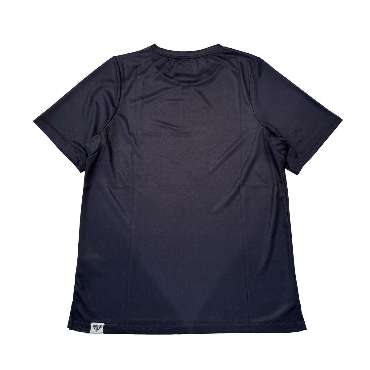 ジンガーJINGERランニングウェア半袖TシャツランニングTシャツJ-1040-BLKメンズレディースユニセックス25SP春夏