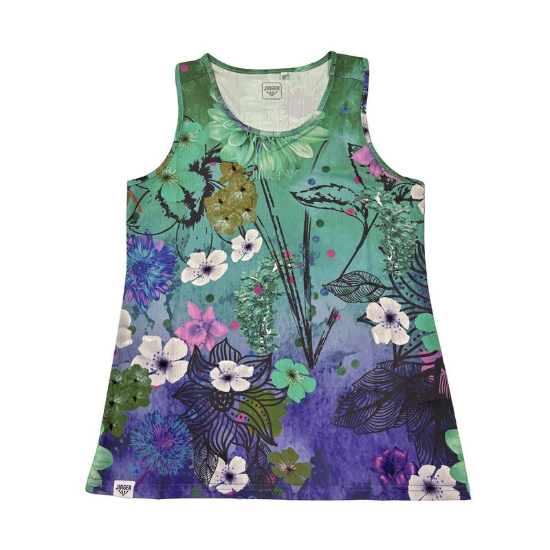 ジンガーJINGERランニングウェアノースリーブタンクトップランニングタンクトップJF-4028-MINTレディース女性25SP春夏