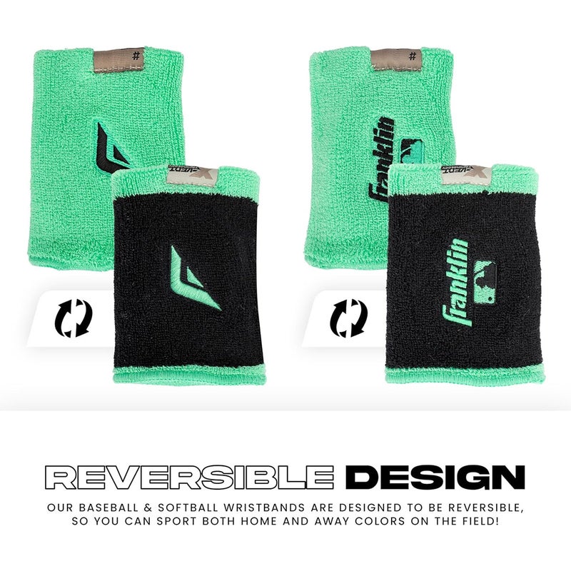 フランクリンFranklinベースボール野球ソフトボールリストバンドMLB(R)X-VENTReversibleWristbands2個入り23450メンズレディースユニセックス25SP春夏