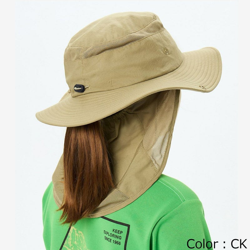 ザ・ノース・フェイスTHENORTHFACEアウトドアカジュアル帽子ハットキッズサンシールドハットKSUNSHIELDHATNNJ02521-CKジュニアキッズ子ども男の子女の子25SS春夏