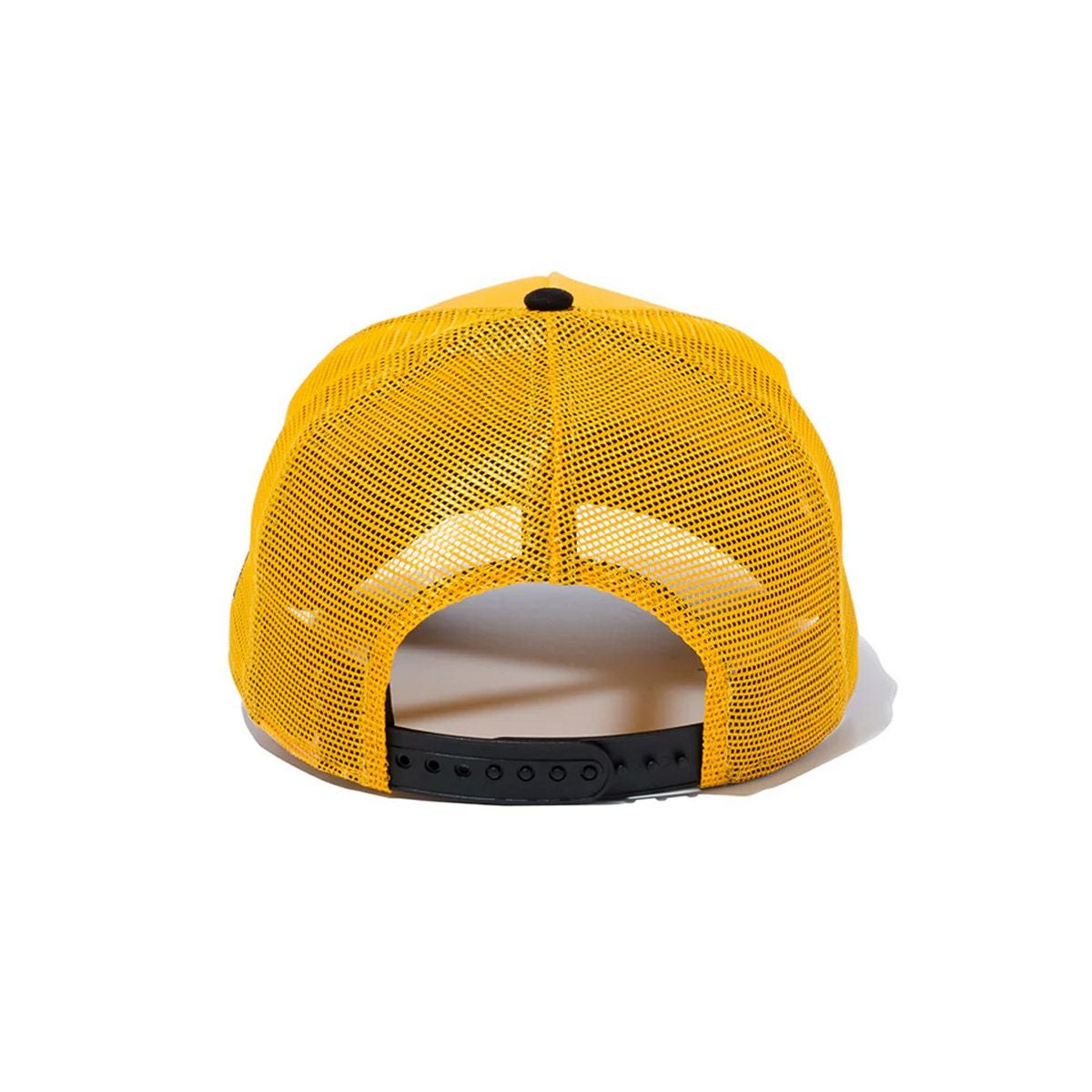 ニューエラNEWERAアウトドアカジュアル帽子キャップ9FORTYA-Frameトラッカー阪神タイガースAゴールドブラックバイザー14524980メンズレディースユニセックス25SP春夏