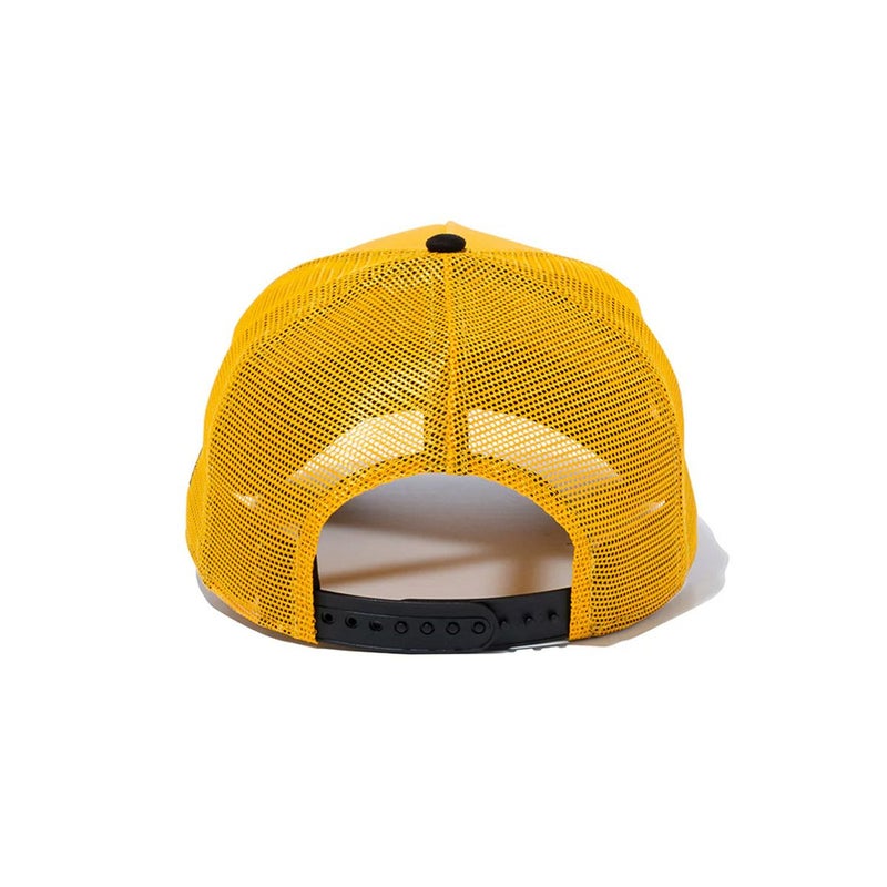 ニューエラNEWERAアウトドアカジュアル帽子キャップ9FORTYA-Frameトラッカー阪神タイガースAゴールドブラックバイザー14524980メンズレディースユニセックス25SP春夏