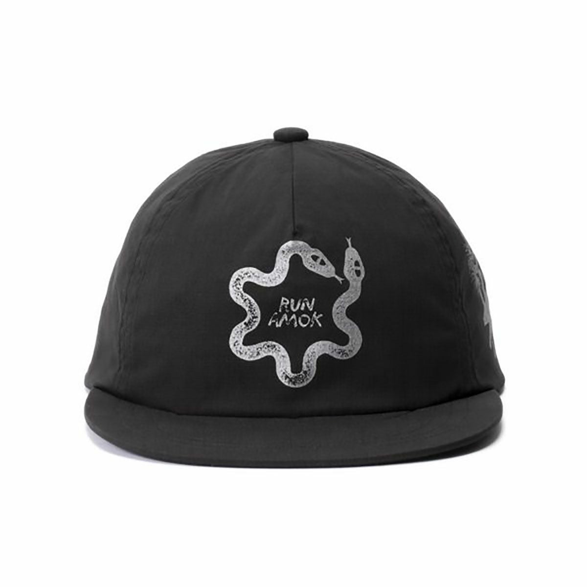 ランアモックRUNAMOKランニング帽子キャップ5PANELRH647-BLKメンズレディースユニセックス25SP春夏