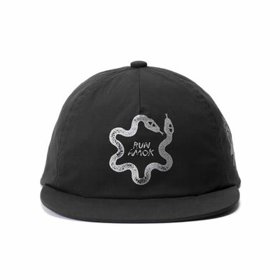 ランアモックRUNAMOKランニング帽子キャップ5PANELRH647-BLKメンズレディースユニセックス25SP春夏