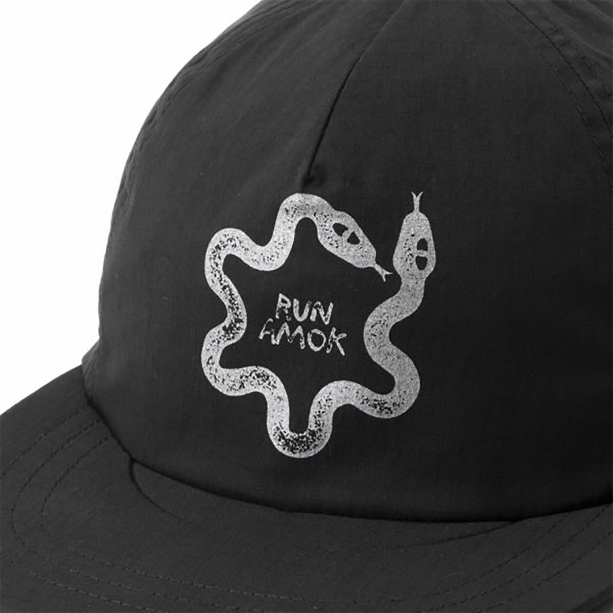 ランアモックRUNAMOKランニング帽子キャップ5PANELRH647-BLKメンズレディースユニセックス25SP春夏