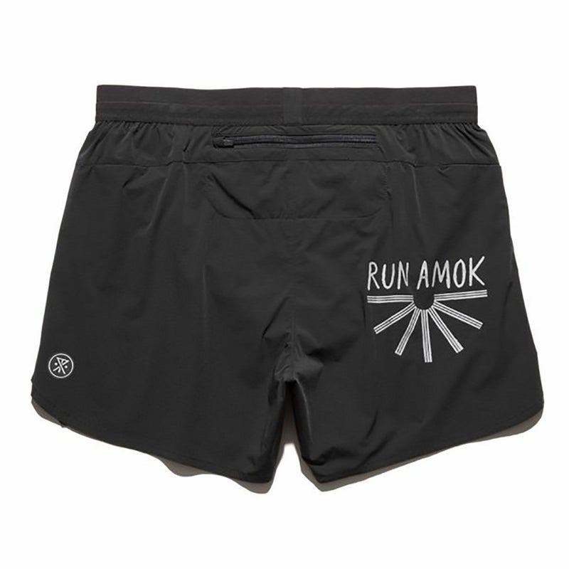 ランアモックRUNAMOKランニングウェアボトムスショートハーフパンツ短パンALTA5RS325-BLKメンズ男性25SP春夏