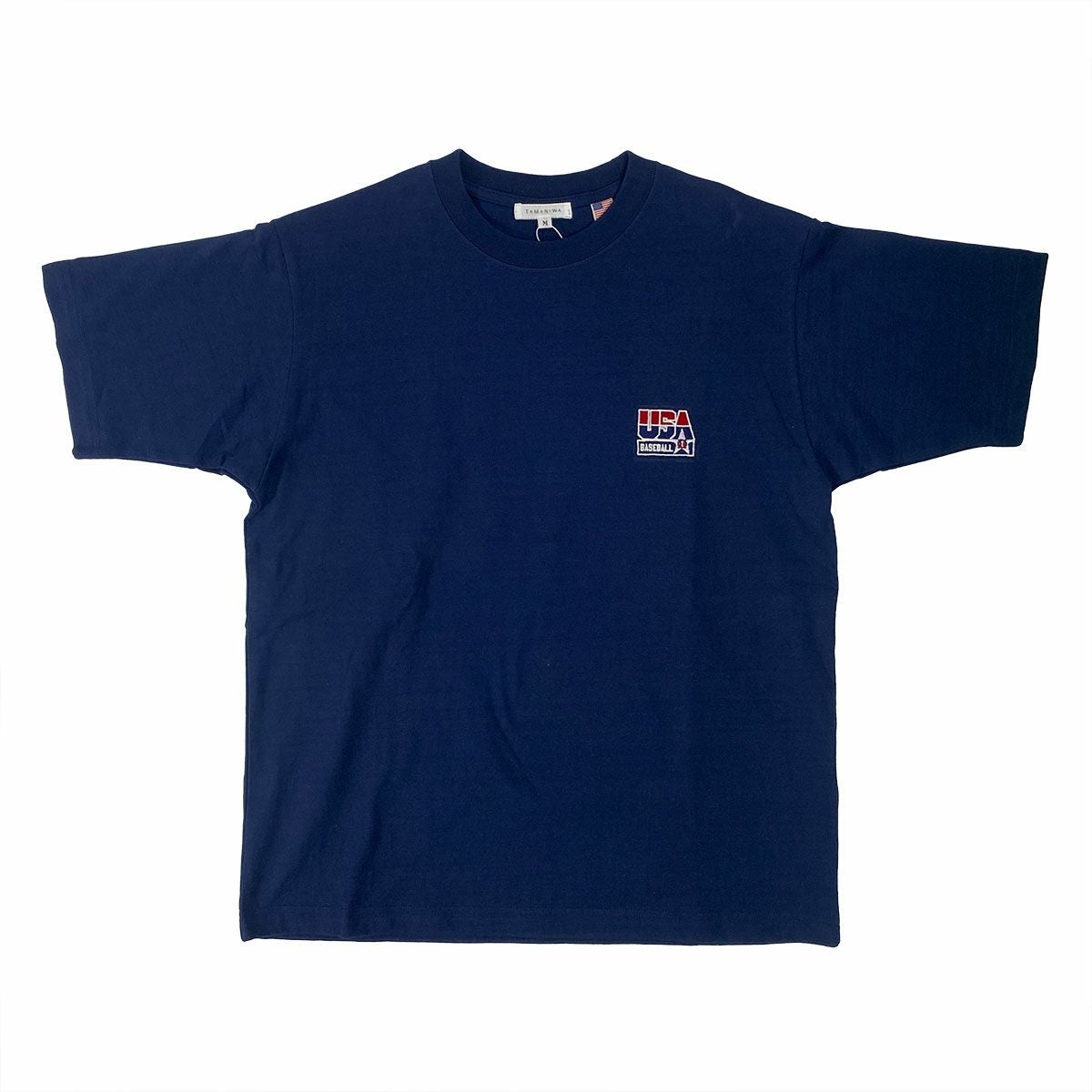 タマニワTAMANIWAベースボール野球ソフトボールウェア半袖TシャツUSABBS/STEETMNW-206メンズ男性25FA秋冬