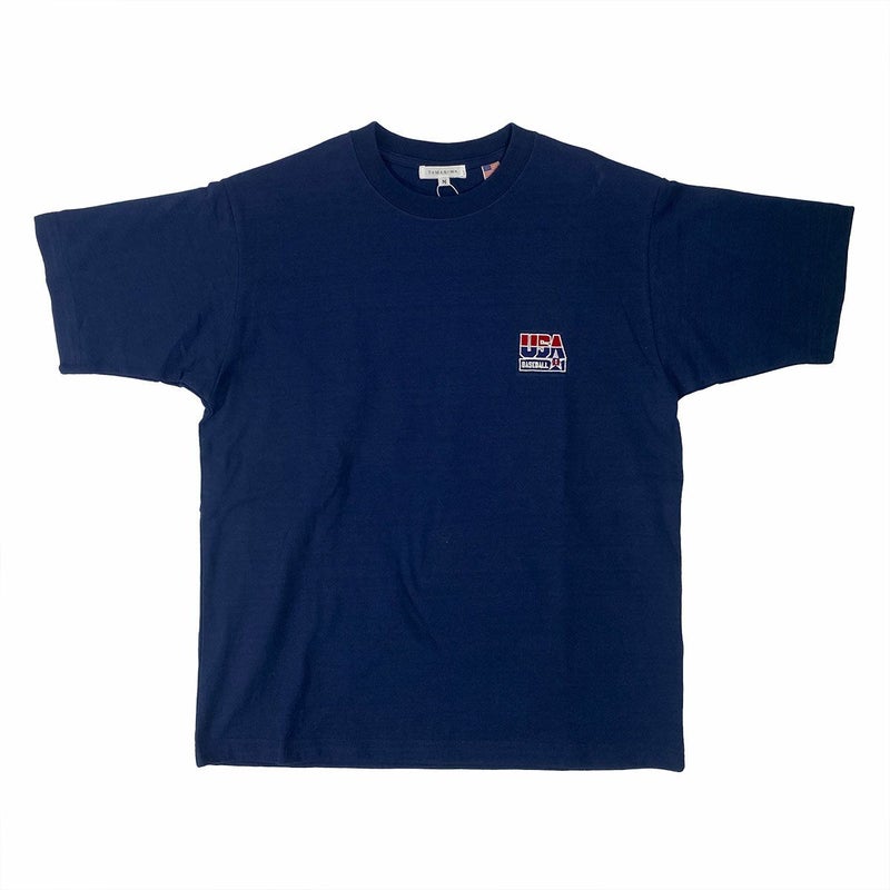 タマニワTAMANIWAベースボール野球ソフトボールウェア半袖TシャツUSABBS/STEETMNW-206メンズ男性25FA秋冬