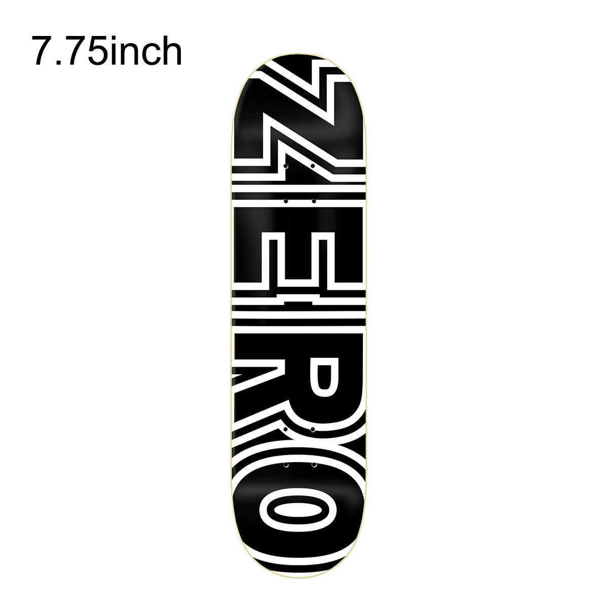 台湾製無地黒デッキテープ付き　ZERO ゼロ スケートボード8.125デッキ 台湾製無地黒デッキテープ付き ZERO ゼロ スケートボードデッキ 8.5