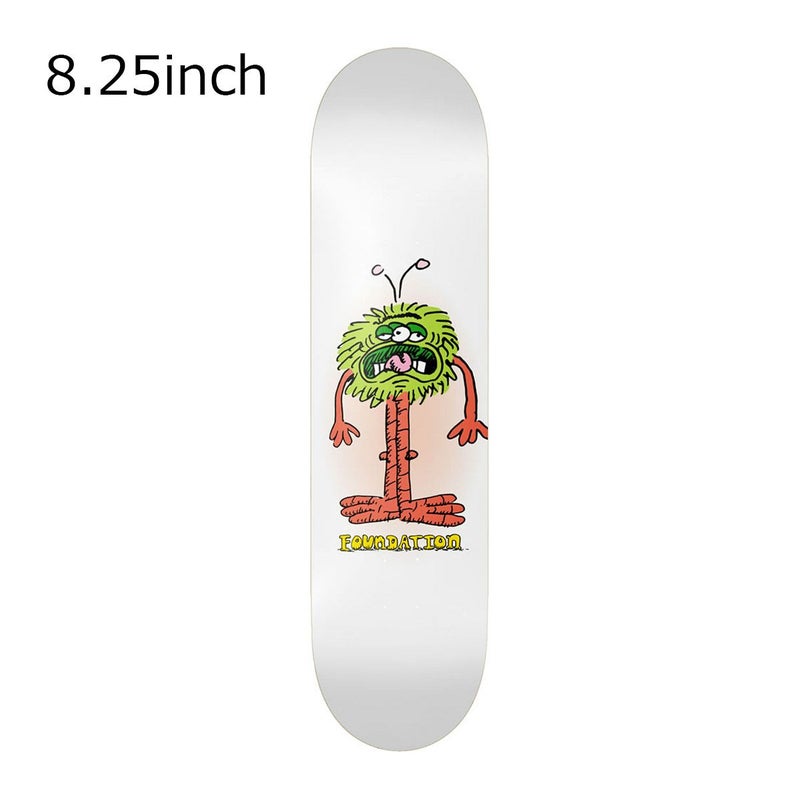 ファンデーションFOUNDATIONスケボースケートボードデッキ板グリーンモンスターGREENMONSTER8.25D9285