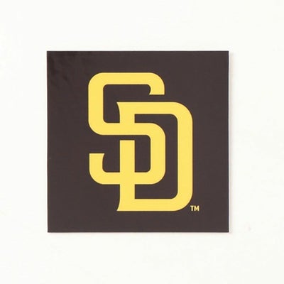 イーカムE-COMEベースボール野球ソフトボールアクセサリーMLBステッカーサンディエゴパドレスSD-S01メンズレディースユニセックス25SP春夏