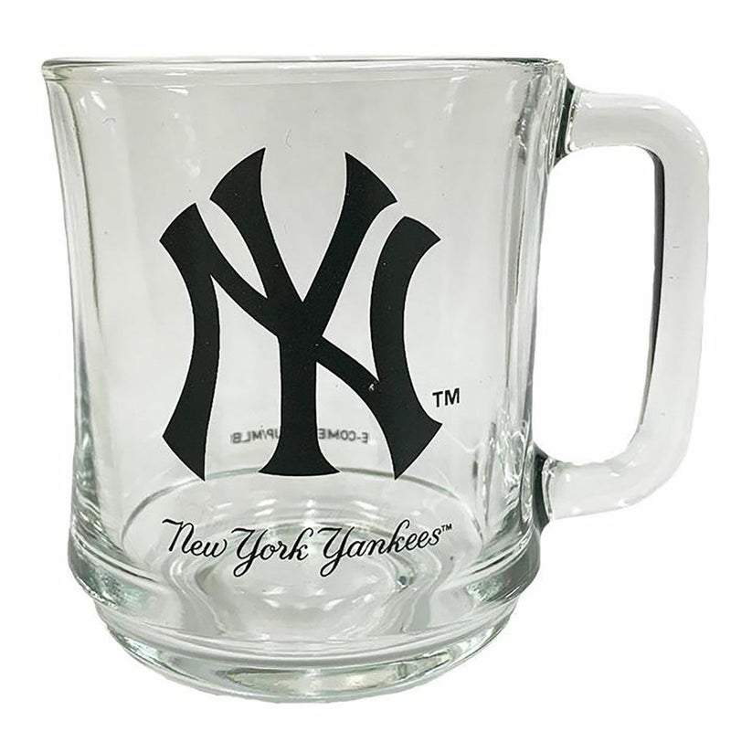 イーカムE-COMEベースボール野球ソフトボールアクセサリーMLBロゴグラスマグカップニューヨークヤンキースYK-GLS01メンズレディースユニセックス25SP春夏