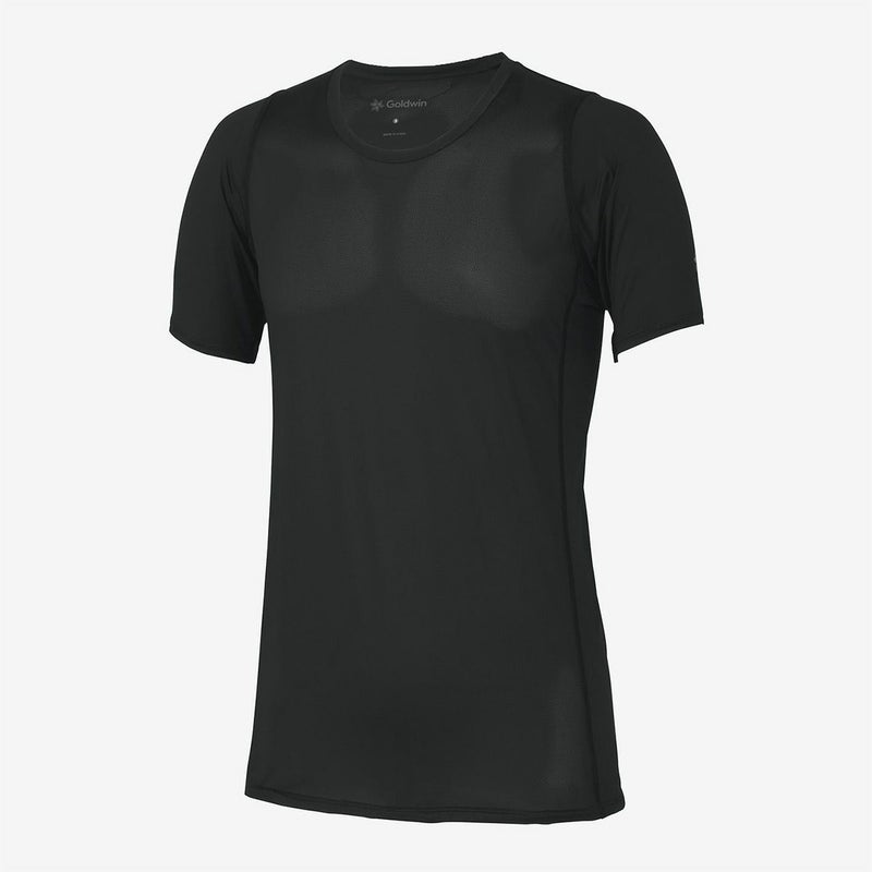 ゴールドウインGOLDWINランニングウェア半袖TシャツクーリングハーフスリーブC3fitCOOLHALFSLEEVESGC65103-BKメンズ男性25SP春夏