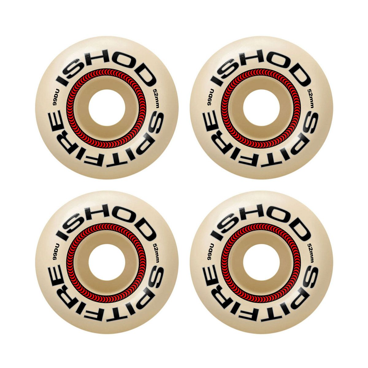 スピットファイアSPITFIREスケボースケートボードウィールF499DUISHODLOCKJ-INCLASSIC52mm0888560358775