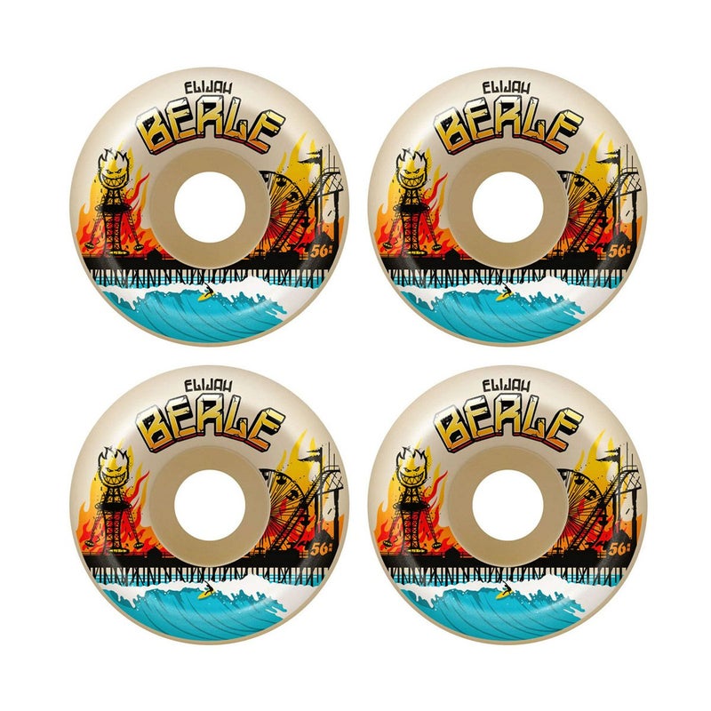 スピットファイアSPITFIREスケボースケートボードウィールF499DUOGCLASSICSHAPEELIJAHBERLE56mm0888560358805