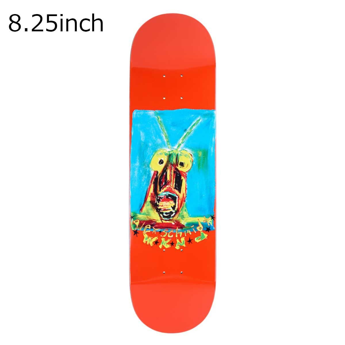 ウィークエンドWKNDスケボースケートボードデッキ板GRASSHOPPA-ALEXSCHMIDT8.25W125040101