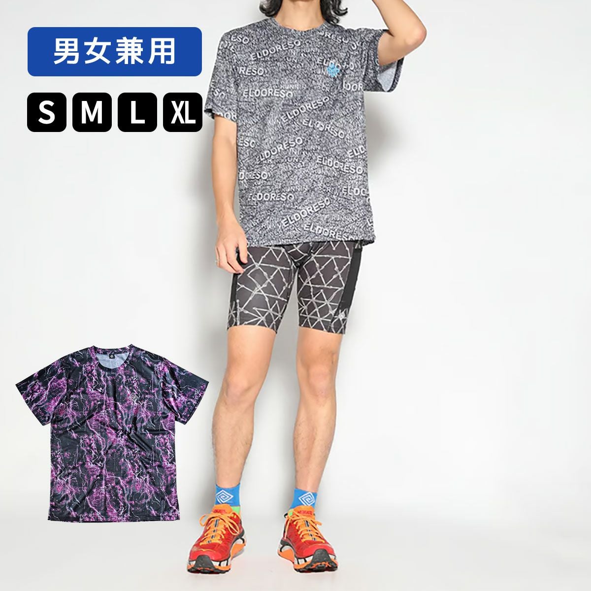 エルドレッソ ELDORESO ランニング ウェア 半袖 Tシャツ Legese Tee