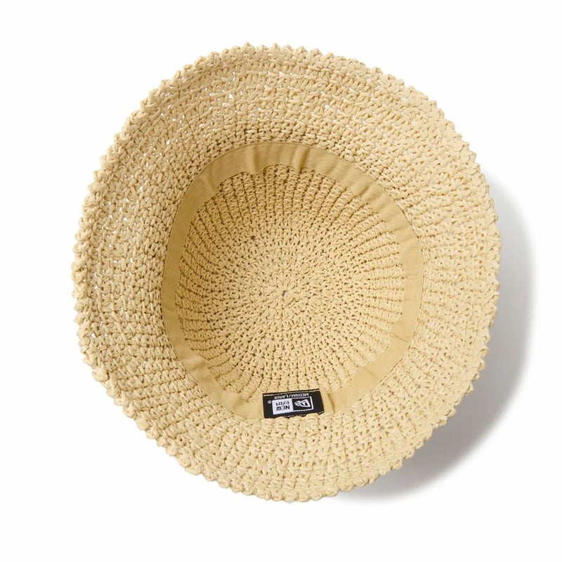 ニューエラNEWERAアウトドアカジュアル帽子ハットバケット01セーラーブリムPaperCrochetHatライトベージュ14419292メンズレディースユニセックス25SP春夏