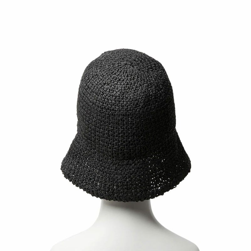 ニューエラNEWERAアウトドアカジュアル帽子ハットバケット01セーラーブリムPaperCrochetHatブラック14419293メンズレディースユニセックス25SP春夏