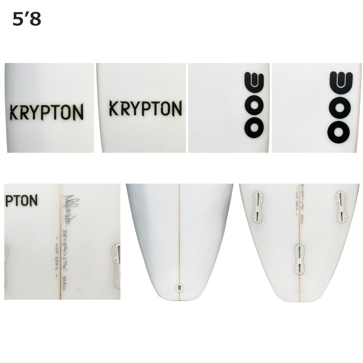 マイクウーMIKEWOOサーフィンサーフサーフボード板KRYPTONPUBLANKSMWKPCLR