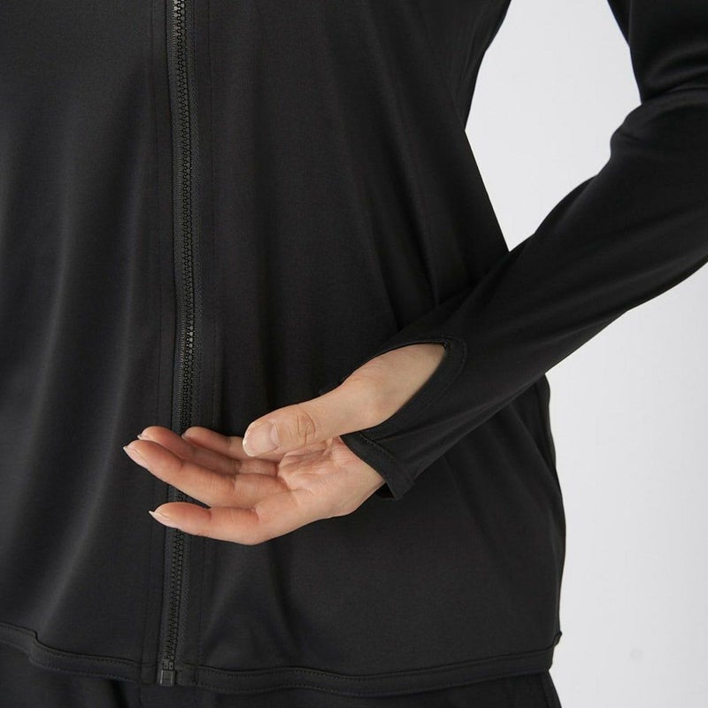 ラスティRUSTYサーフィンサーフラッシュガードUVカットスムースニコちゃん立ち襟UVラッシュガード925-461レディース女性25SP春夏