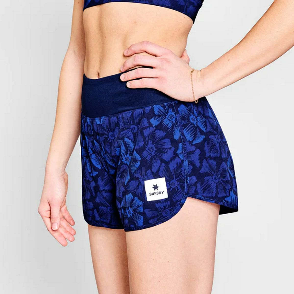 セイスカイSAYSKYランニングウェアボトムスショートハーフパンツ短パンFlowerPaceShorts3inchNWRSH24C1029レディース女性25SP春夏