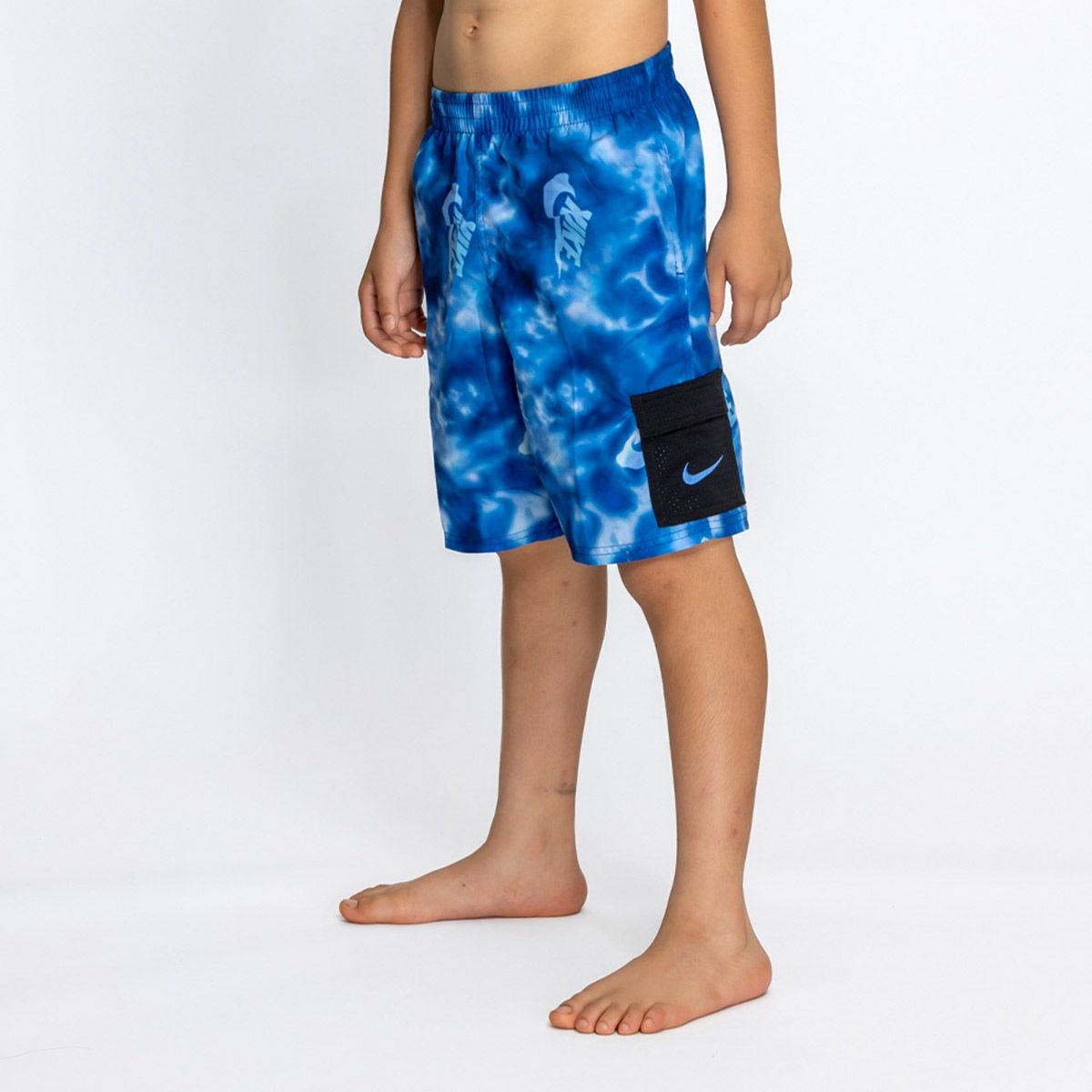 ナイキNIKEサーフィンサーフ水着ボードショーツトランクス海パンボーイズタイダイカモプリント7ボレーショーツNESSF794-N400ジュニアキッズ子ども男の子25SP春夏