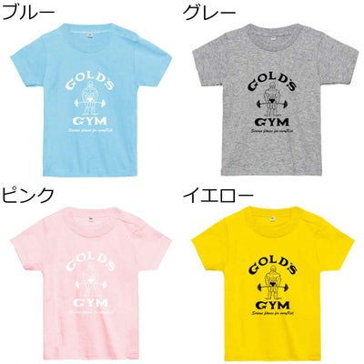 ゴールドジムGOLD'SGYMジムフィットネストレーニングウェア半袖TシャツベビーTシャツ(クラシックジョー)G2228ジュニアキッズ子ども男の子女の子
