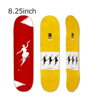 ポーラーPOLARスケボースケートボードデッキ板TeamModelNoComplies(Red)8.25PSC-SP25-99