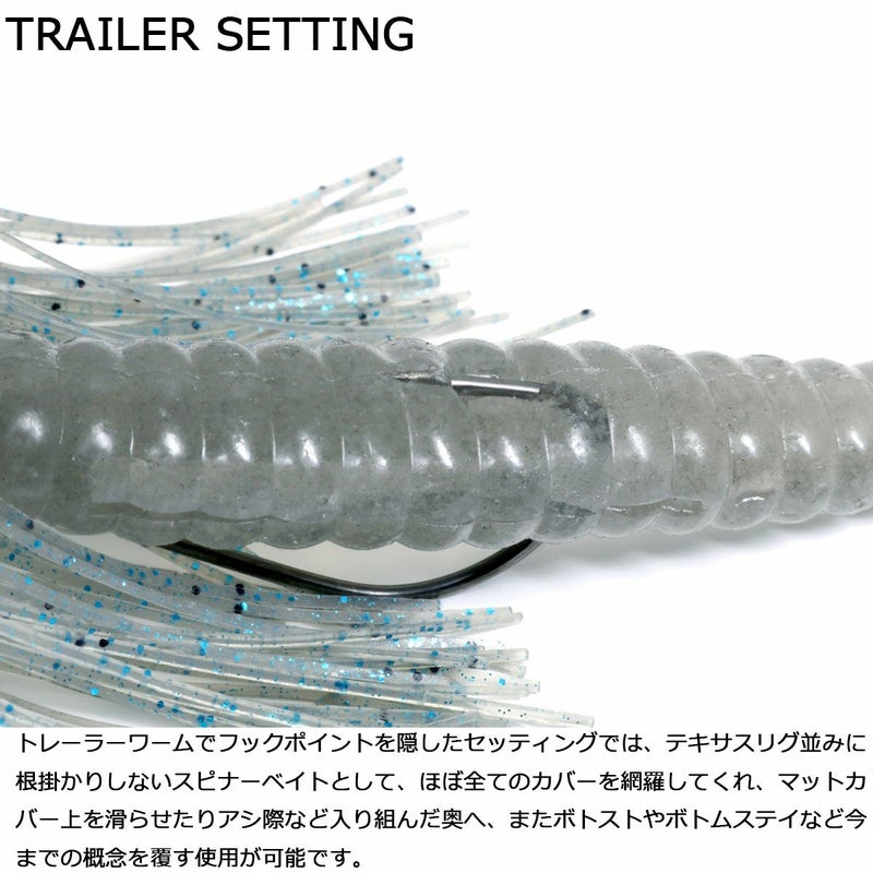 デプスDEPSフィッシング釣りルアーGLIDEHEADSPINNERBAIT3/8グライドヘッドスピナーベイト3/8#10デッドグラス0004-3810