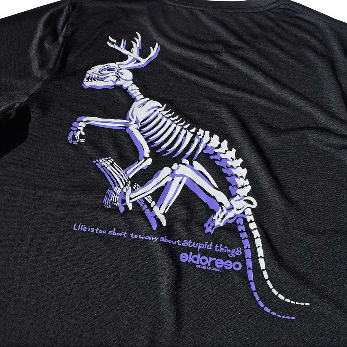 エルドレッソ ELDORESO ランニング ウェア 半袖 Tシャツ Dinosaur Tee