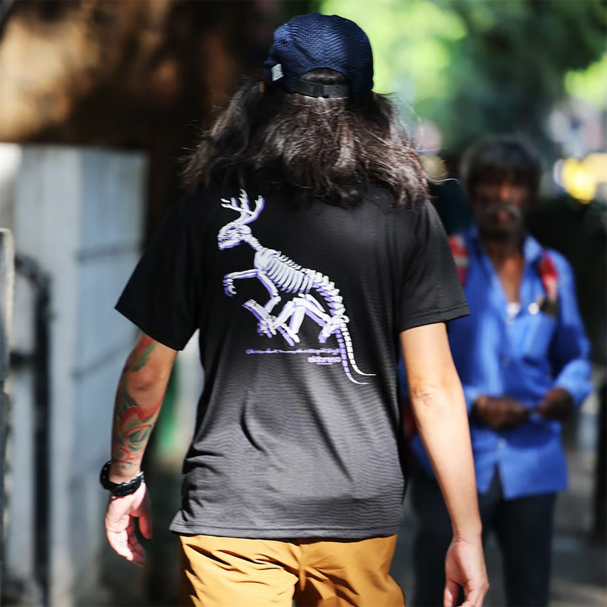 エルドレッソ ELDORESO ランニング ウェア 半袖 Tシャツ Dinosaur Tee