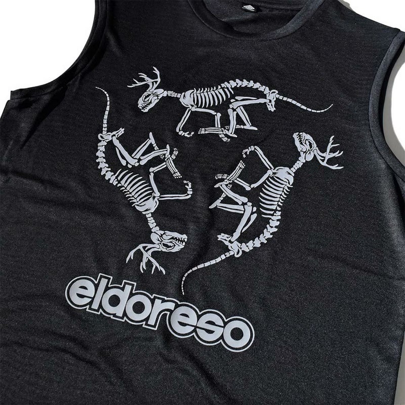 エルドレッソELDORESOランニングウェアノースリーブタンクトップDinosaurSleevelessE1220615メンズレディースユニセックス25SP春夏