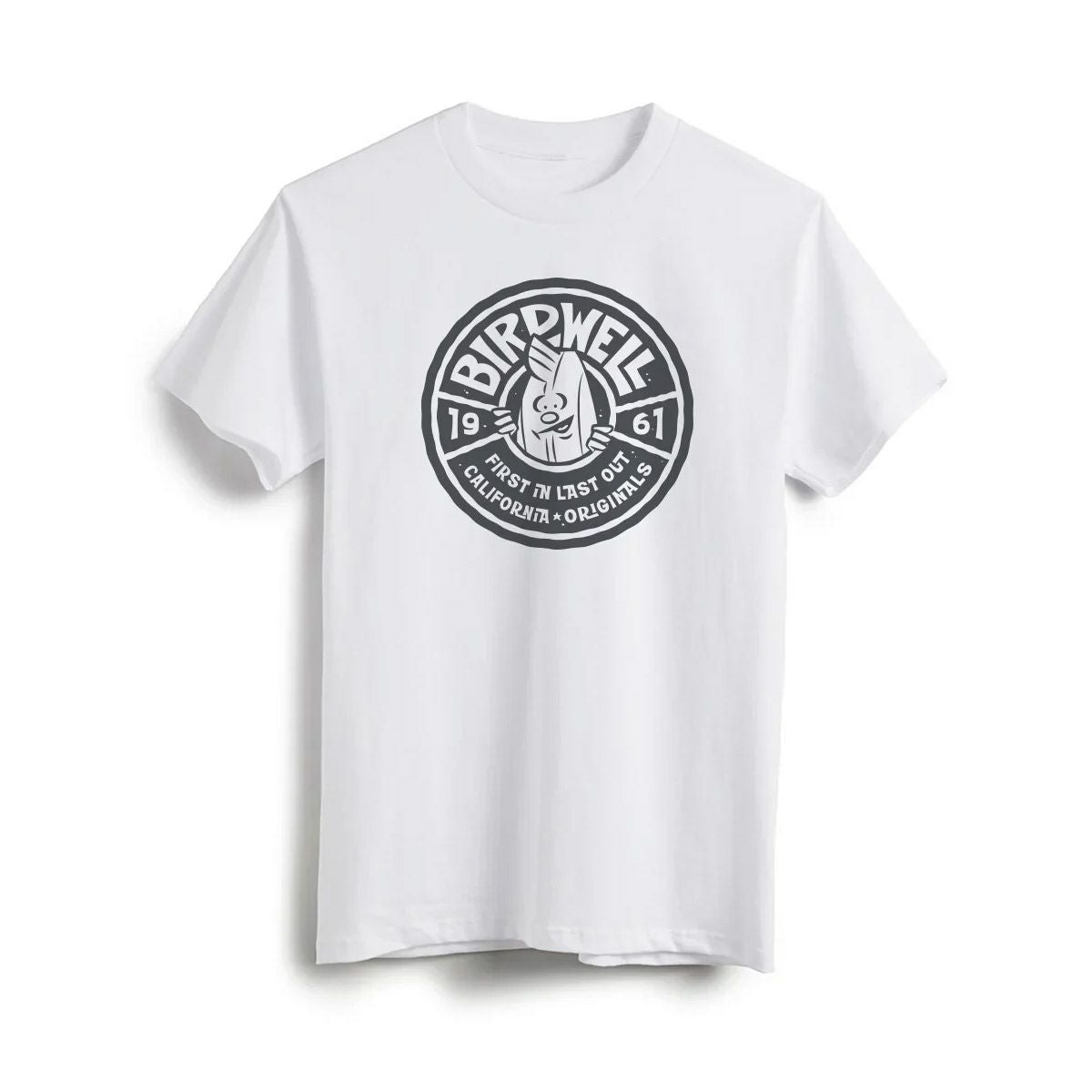 バードウェルBIRDWELLサーフィンサーフウェア半袖TシャツWaxOnWaxOffT-Shirt1TS1-1134-WHT25SP25SP春夏