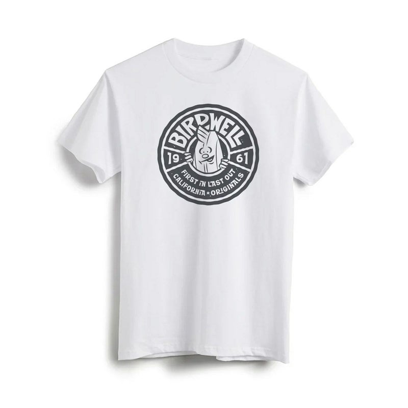 バードウェルBIRDWELLサーフィンサーフウェア半袖TシャツWaxOnWaxOffT-Shirt1TS1-1134-WHT25SP25SP春夏