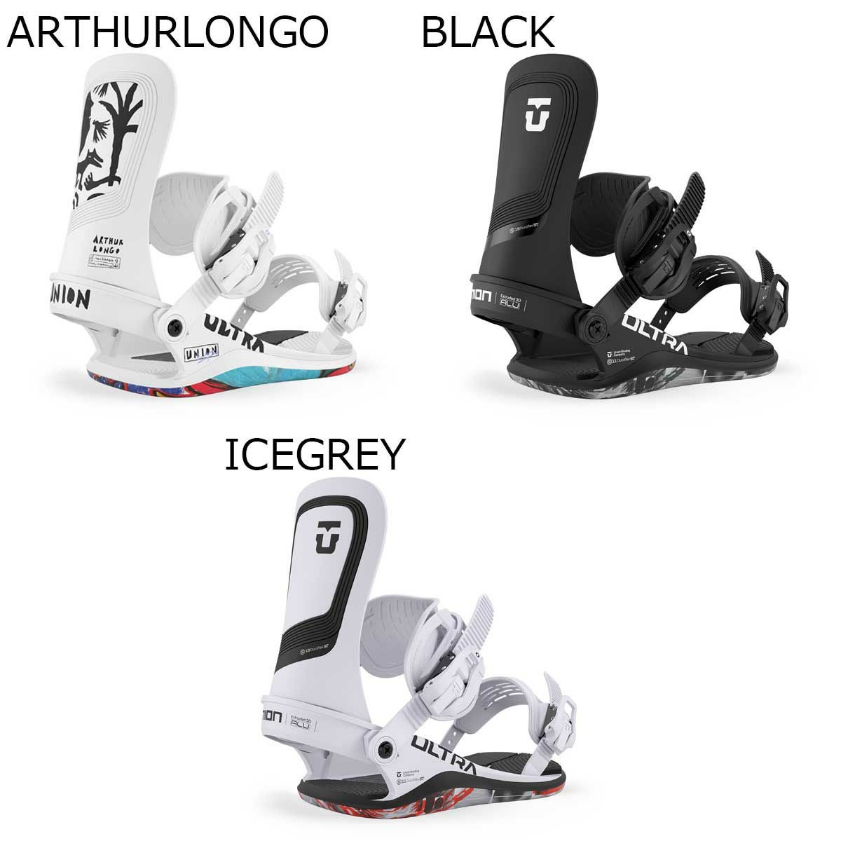 ユニオンUNIONスノボースノボスノーボードバインディングビンディングULTRA11020100メンズ男性25-26