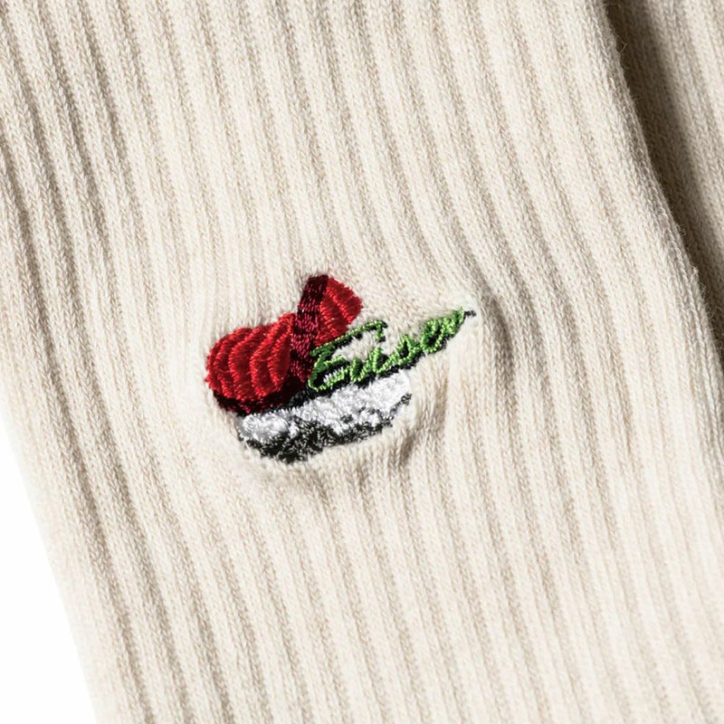 エビセンEVISENスケボースケートボードソックス靴下スシロゴソックスSUSHILOGOSOCKS25SS-A01メンズレディースユニセックス25SP春夏