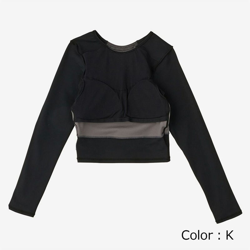 スピードSPEEDOスイムフィットネス競泳水着ミニマムロングスリーブminimUmL/SSFW22450-SBレディース女性25S2秋冬