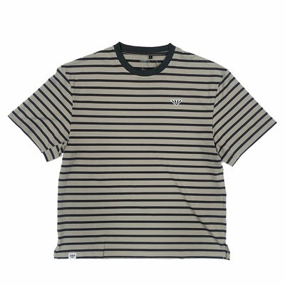 ジンガーJINGERランニングウェア半袖TシャツランニングボーダーTシャツJ-1044-GRYメンズレディースユニセックス25SU春夏