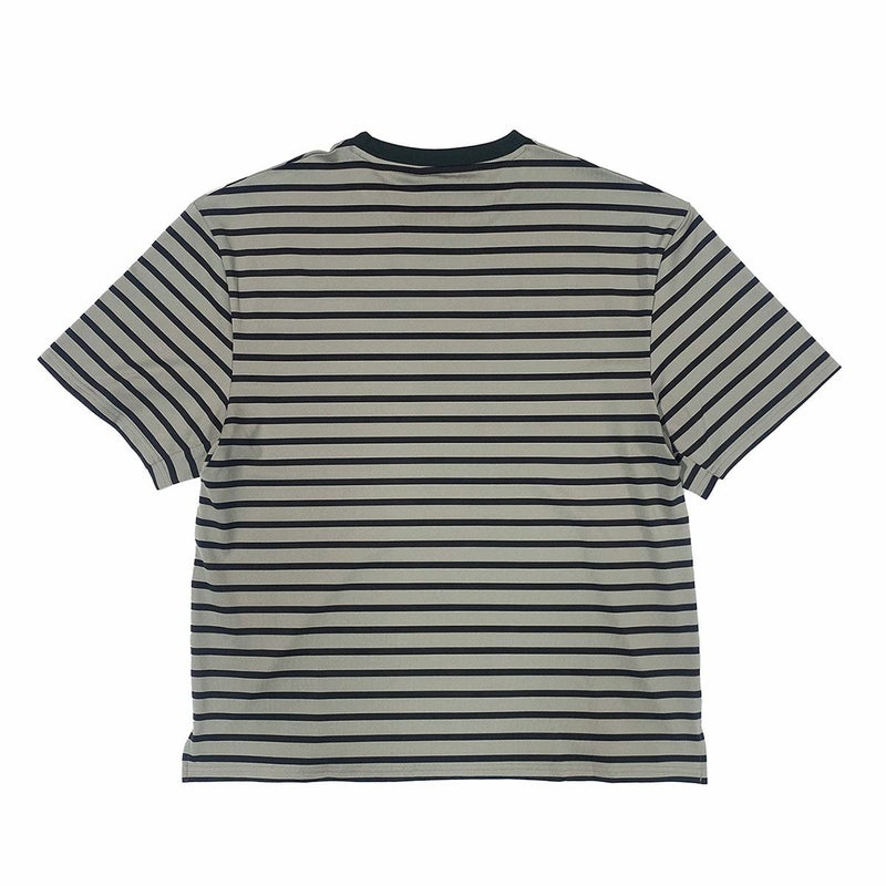 ジンガーJINGERランニングウェア半袖TシャツランニングボーダーTシャツJ-1044-GRYメンズレディースユニセックス25SU春夏