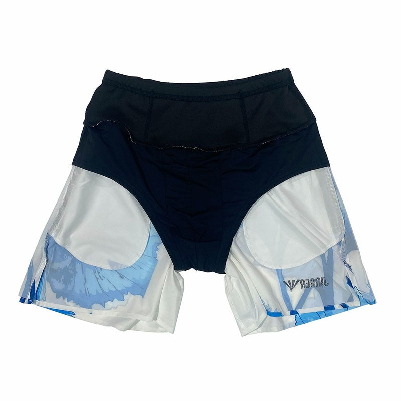 ジンガーJINGERランニングウェアボトムスショートハーフパンツ短パンマルチポケット付きランニングパンツJ-2062-WHTメンズレディースユニセックス25SU春夏