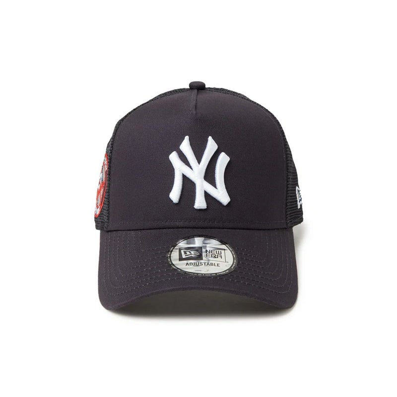 ニューエラNEWERAアウトドアカジュアル帽子キャップ9FORTYA-FrameトラッカーMLBSidePatchニューヨークヤンキース14388606メンズレディースユニセックス25SP春夏