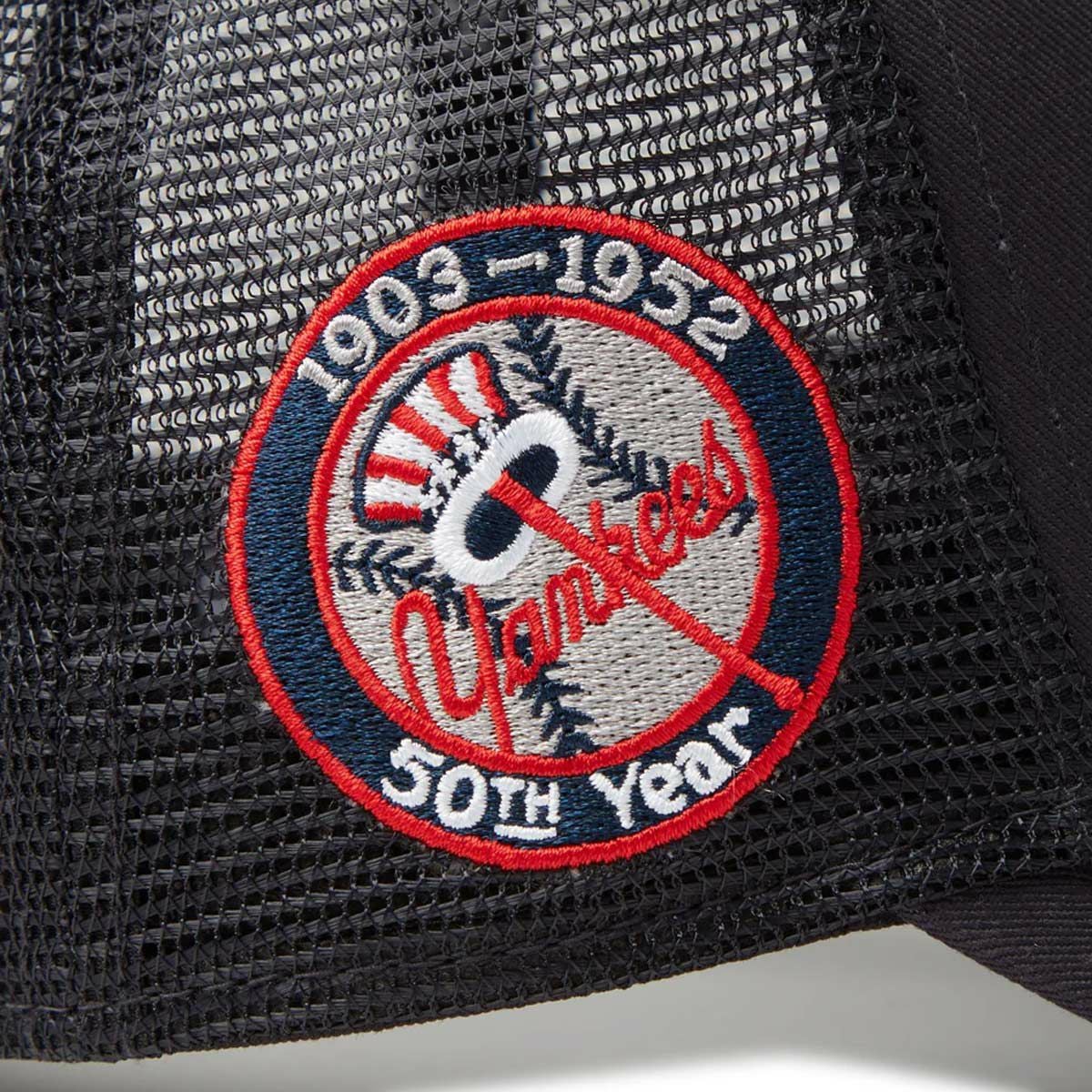 ニューエラNEWERAアウトドアカジュアル帽子キャップ9FORTYA-FrameトラッカーMLBSidePatchニューヨークヤンキース14388606メンズレディースユニセックス25SP春夏