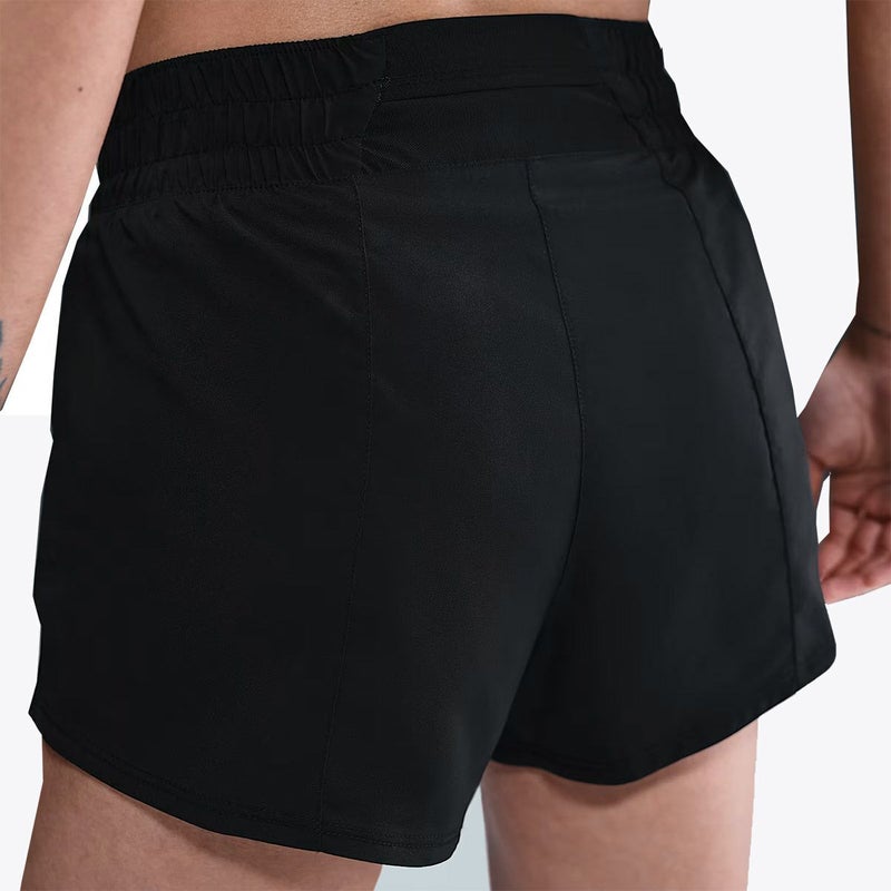 ナイキNIKEランニングウェアボトムスショートハーフパンツ短パンウィメンズワンスウッシュDri-FITミッドライズルーズ8cmランニングショートパンツインナー付きHV2617-010レディース女性25FA秋冬