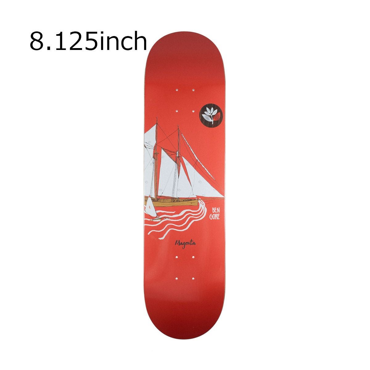 マジェンタMAGENTAスケボースケートボードデッキ板BENGORENAUTICSERIES8.12517411M060255