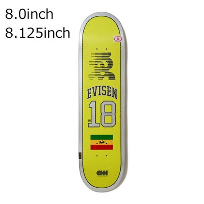 エビセンEVISENスケボースケートボードデッキ板NO.18EVI28-06
