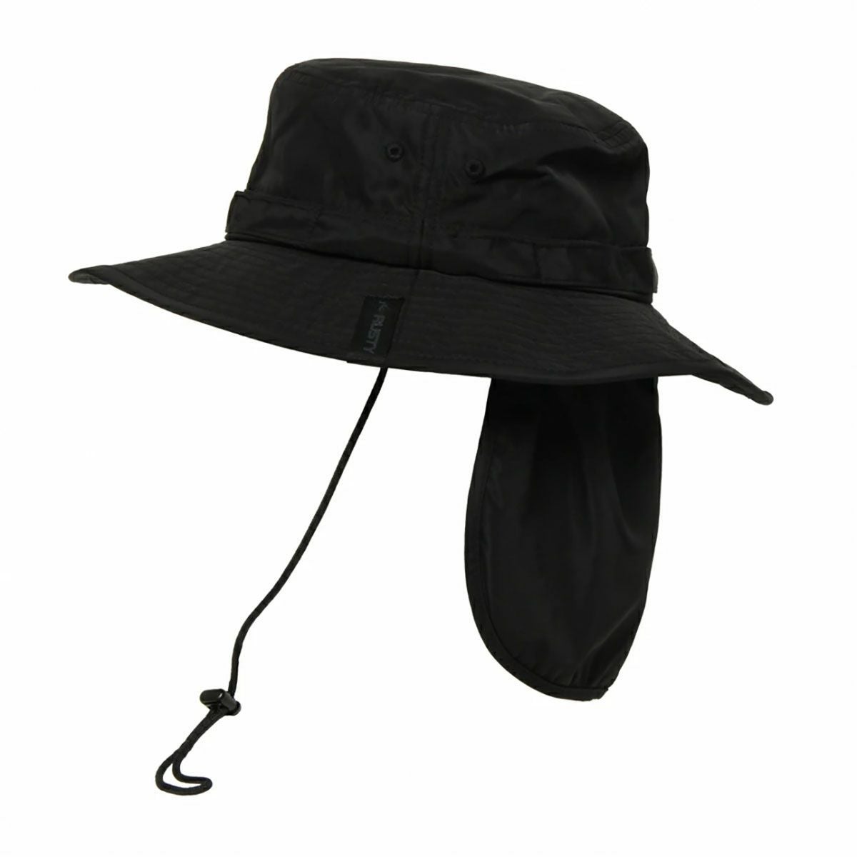 ラスティRUSTYサーフィンサーフ帽子ハットタレ付きハット965-901ジュニアキッズ子ども男の子女の子25SP春夏