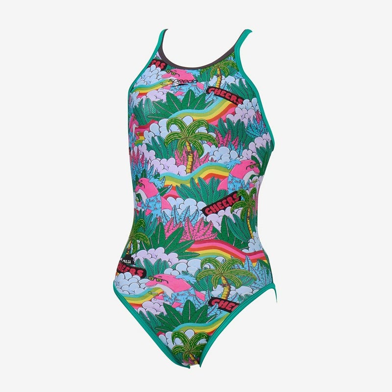 スピードSPEEDOスイムフィットネス競泳水着モルガターンズスーツMULGATurnSSuitSTW02551MU-PGレディース女性25S2秋冬