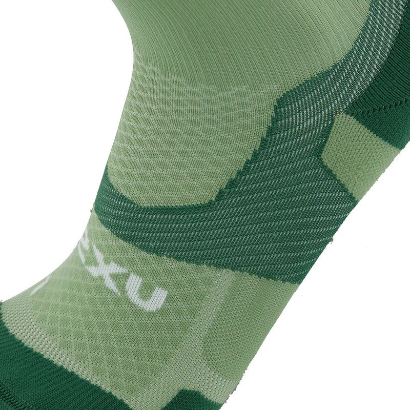 2XUツータイムズユーランニングソックス靴下ヴェクターライトクッションクルーソックスUA7005E-EUCFGNメンズレディースユニセックス25FA秋冬