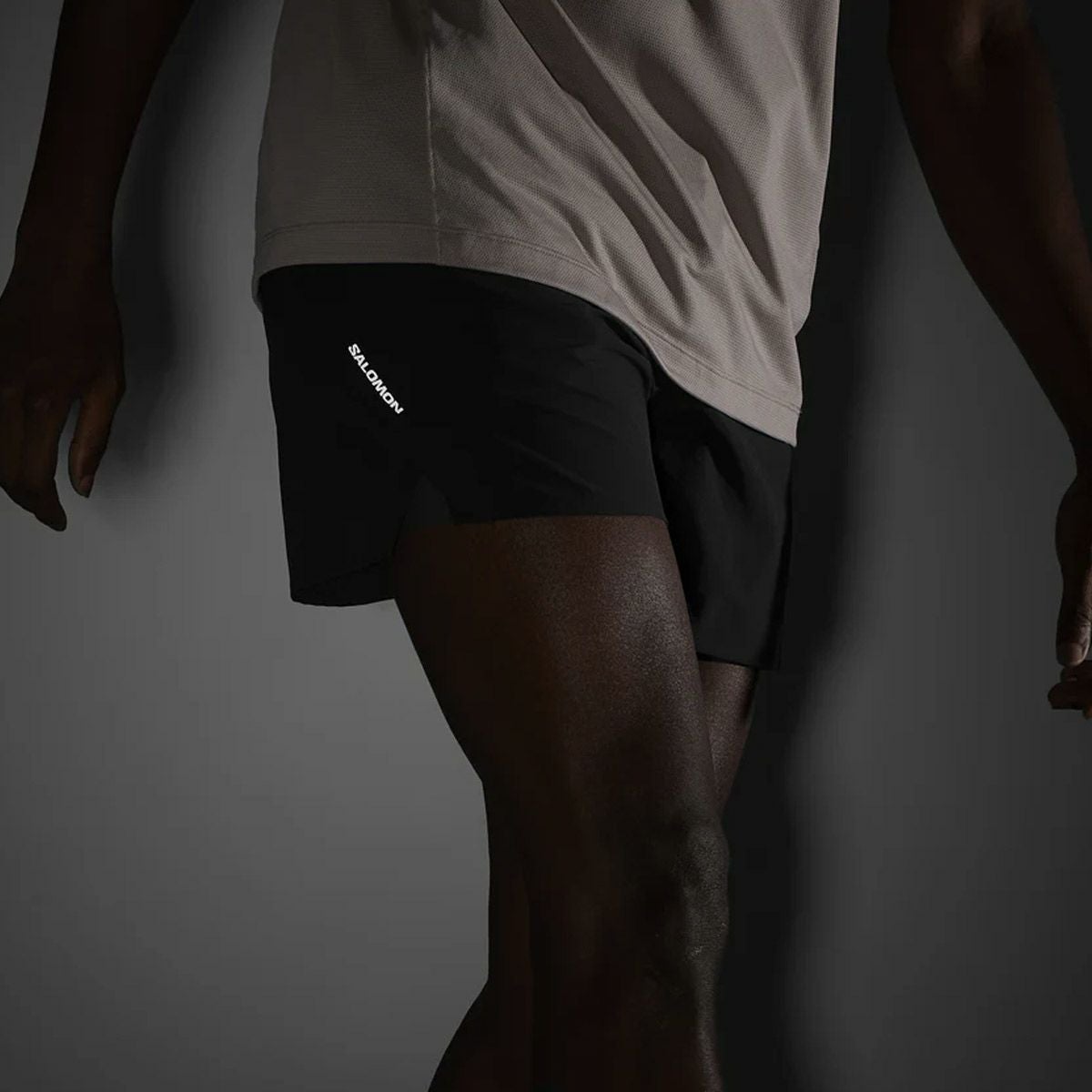 サロモン SALOMON メンズ SHKOUT CORE 5 SHORTS ランニング ハーフ